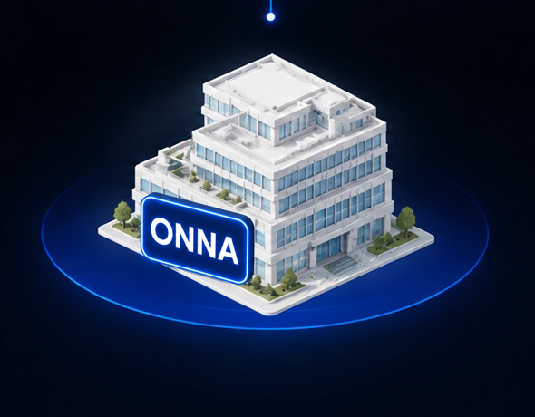 Isometric modern office building representing 50 years of mastery