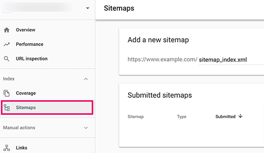 cara menggunakan google console: menambahkan sitemap.xml