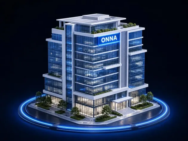 Isometric high rise building representing global standard