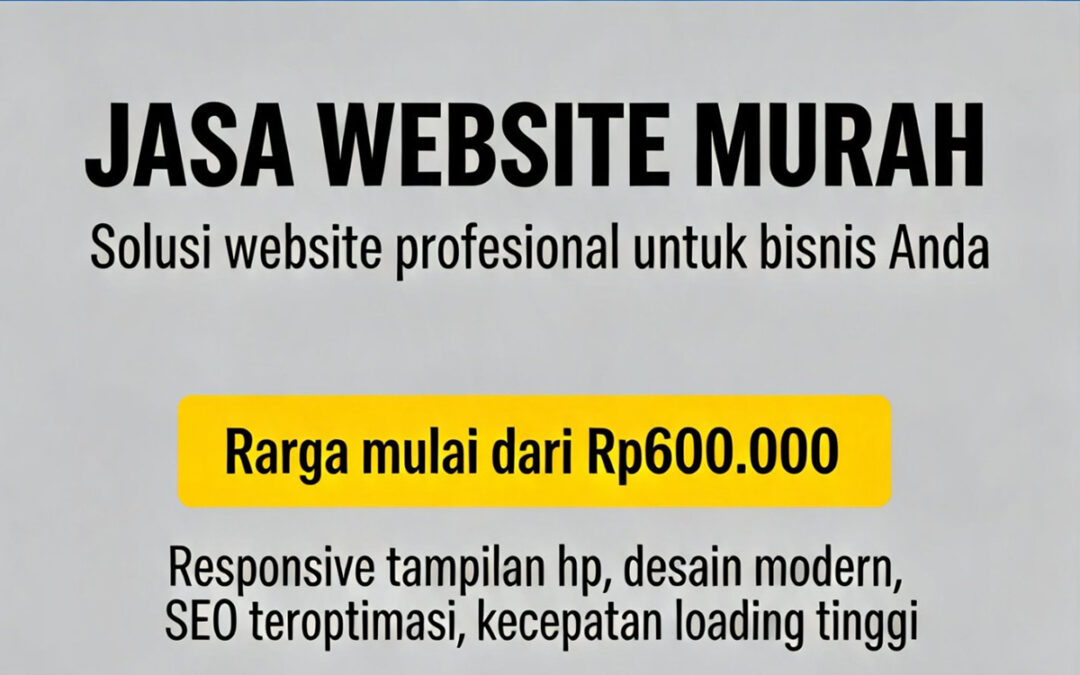 Jasa Pembuatan Website Murah Alisan Ruko Bandara