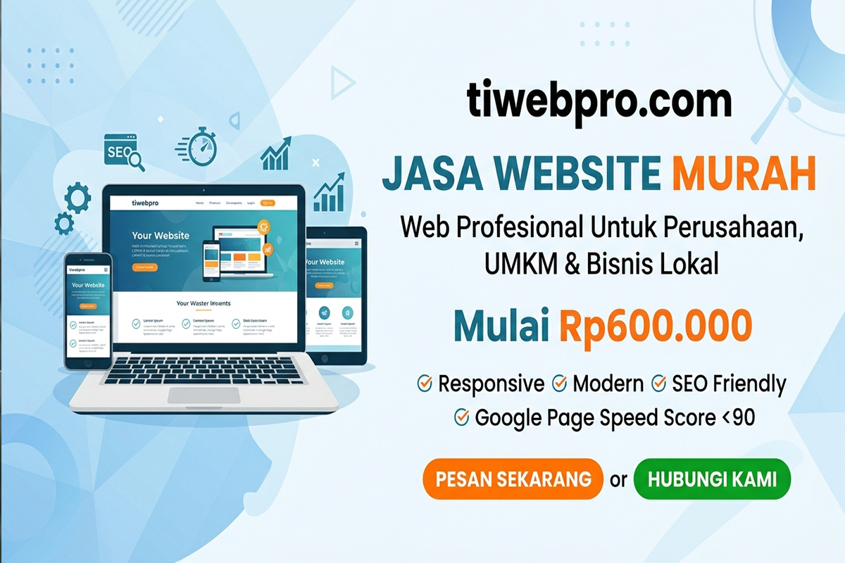 Jasa website murah Ruko Galleria West dari TIWEBPRO untuk promosi bisnis ruko lokal. Jasa website murah Ruko Galleria West
