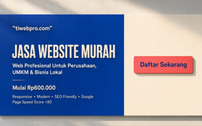 Jasa web murah Ruko 1000 Taman Palem Lestari